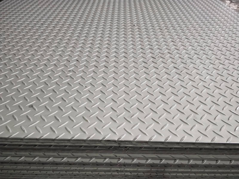 201 304L Anti-Slip Stainless Checker Steel Plate Chequered Plate
