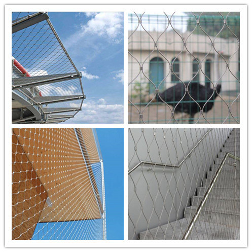 Stainless Steel Wire Rope Security Mesh for Garden Fence