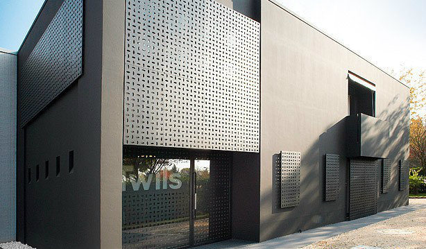 Square Hole Perforated Wire Mesh Round Perforated Metal Mesh
