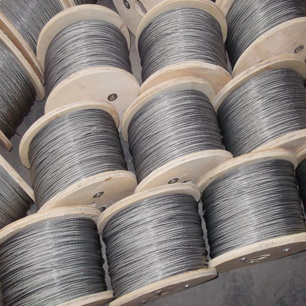 Core Steel Cable/Wire Rope/PC Strand 6mm Stainless Steel Wire Cable