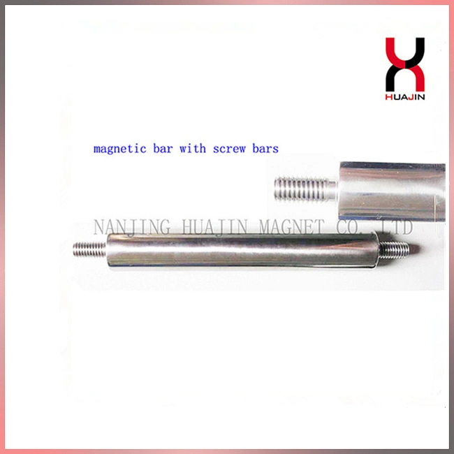 Stainless Steel 304/316 Neodymium Magnet Bar with External Thread