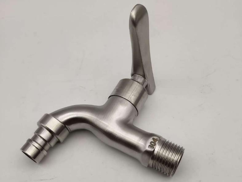 Hot Sale Stainless Steel Bibcock for Washing Machine, Stainless Steel Washing Machine Water Tap