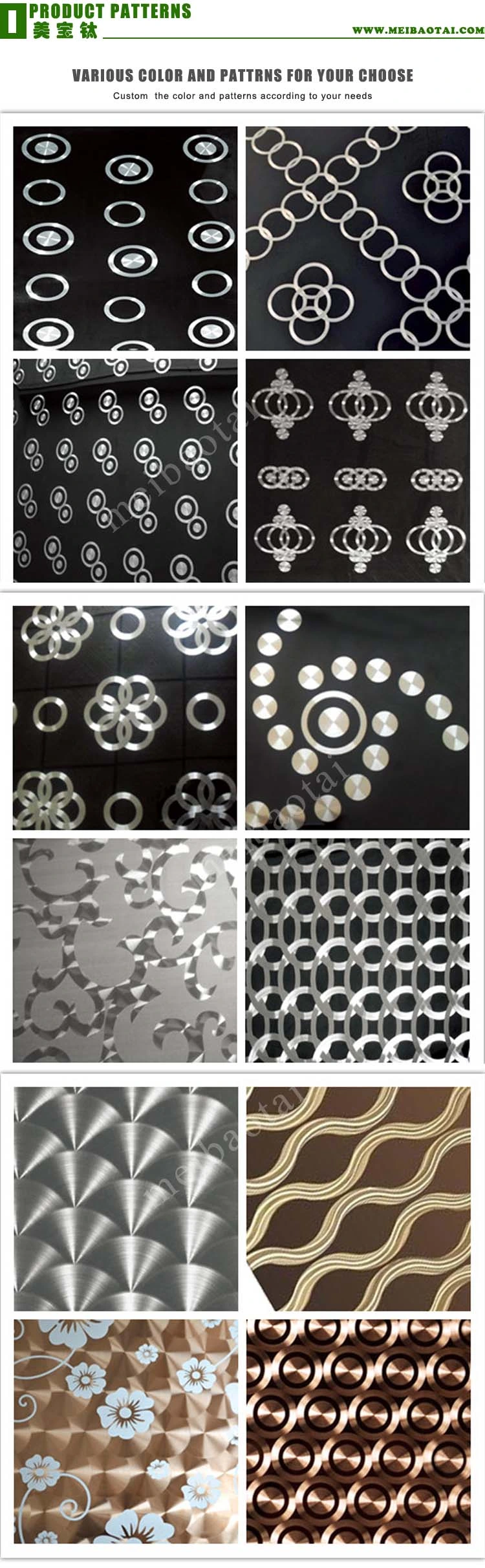 304 Stainless Steel Sheets 3D Laser Sheet Foshan Manufacturers Export