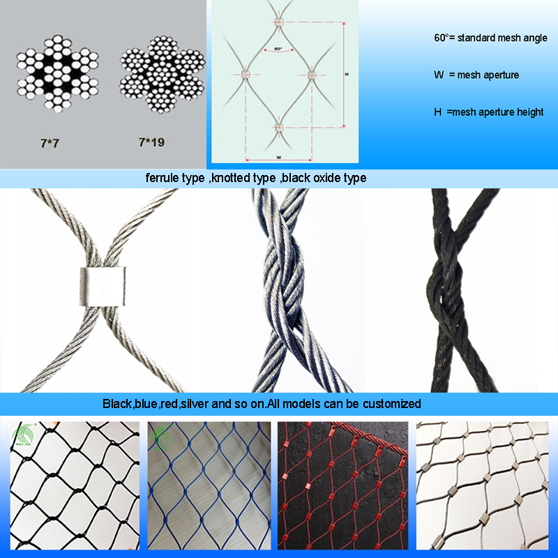 X-Tend Flexible Stainless Steel Cable Mesh /Flexible Stainless Steel Cable Mesh/ 304 Stainless Steel Wire Mesh