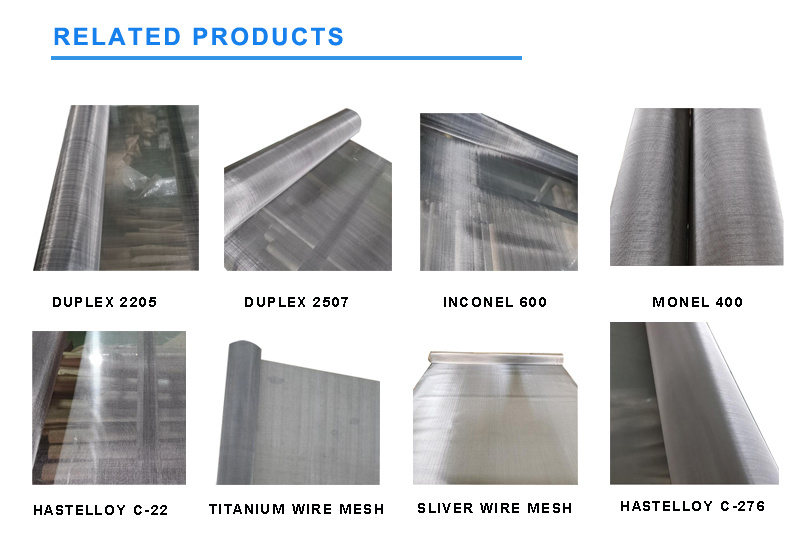 304 316 316L Stainless Steel Wire Mesh/Steel Wire Mesh / Wire Mesh Screen/Woven Wire Mesh/Square Wire Mesh/Filter Wire Mesh/Stainless Steel Mesh