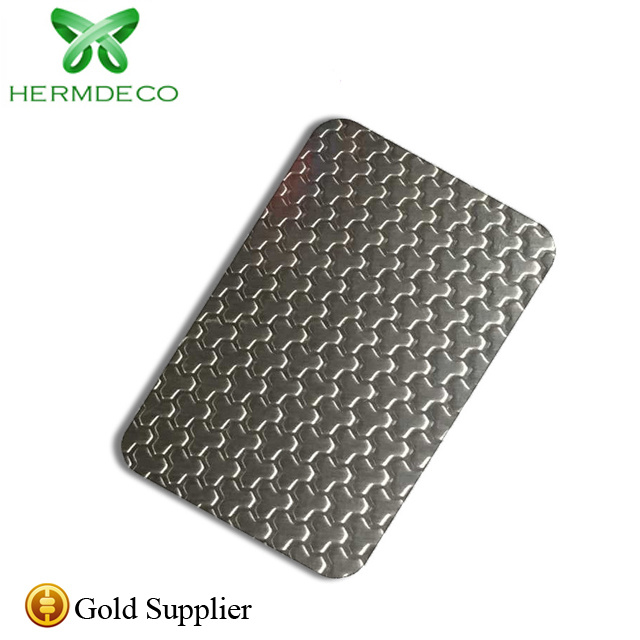 China Supplier Embossed Stainless Steel Sheet 430 for Interior Decoration