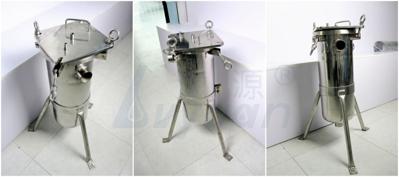 High Quality Stainless Steel Single Ss Liquid Bag Filter Housing for Water Filtration