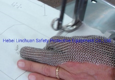 Stainless Steel Mesh Glove/3 Finger Chainmail Metal Mesh Cut Glove