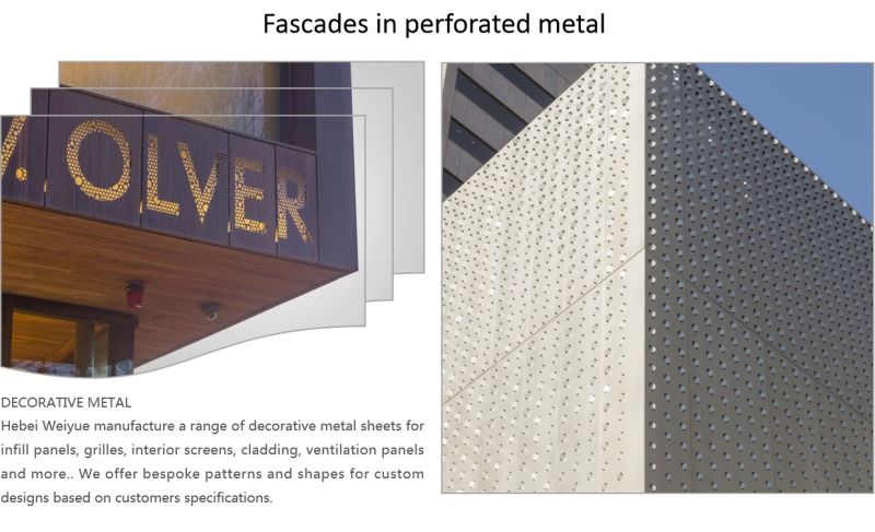Stainless Steel Perforated Sheet Metal for Decoration