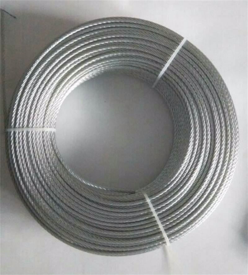 Stainless Steel Wire Rope 304 7X19-6mm 1000m