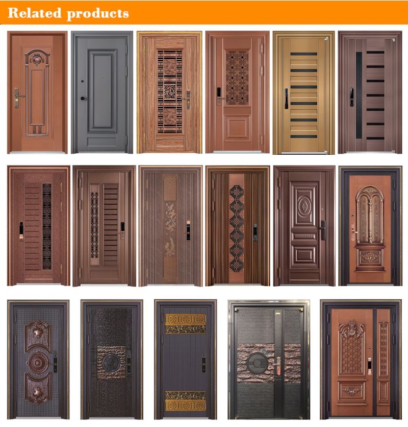 High Quality Exterior Colored Stainless Single Door Steel Sheet
