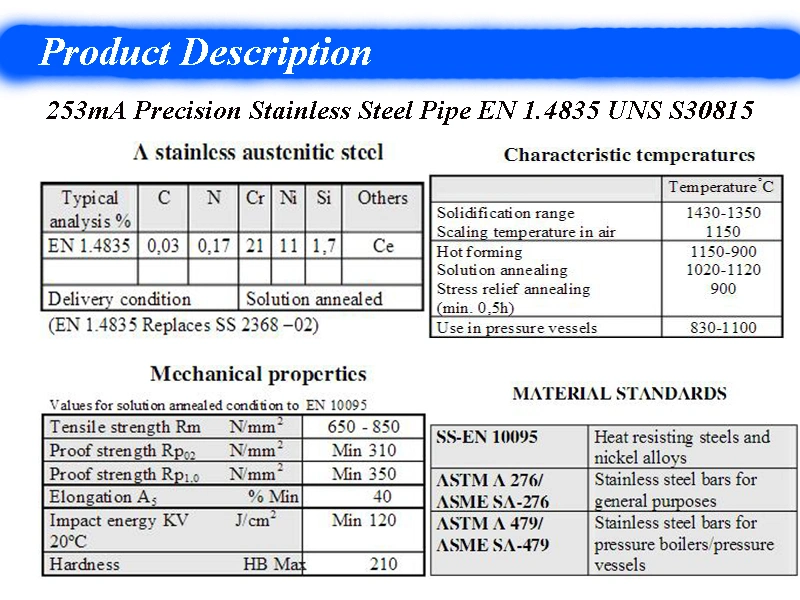Stainless Steel 253mA Round Bar