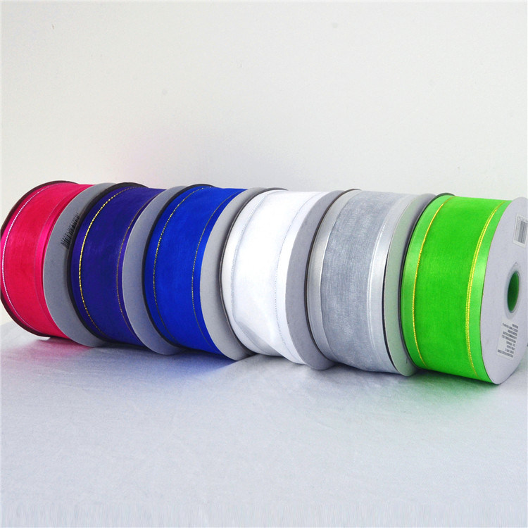 Manufacture Supplier ODM/OEM Supplier 196 Colors Gift Packing Organza Ribbon