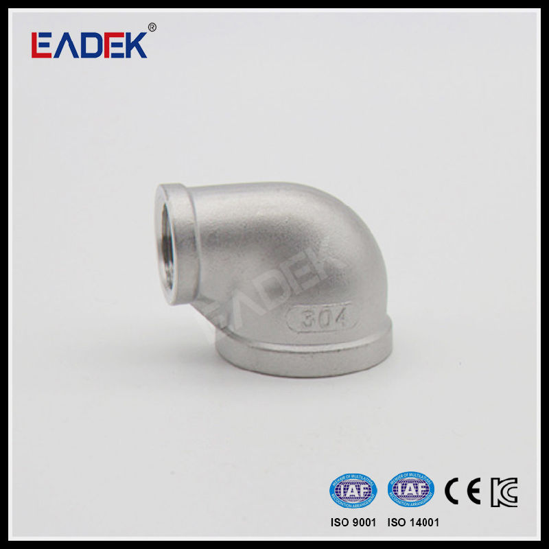 Ss Stainless Steel Threaded Pipe Fittings of 45 Degree Elbow FF