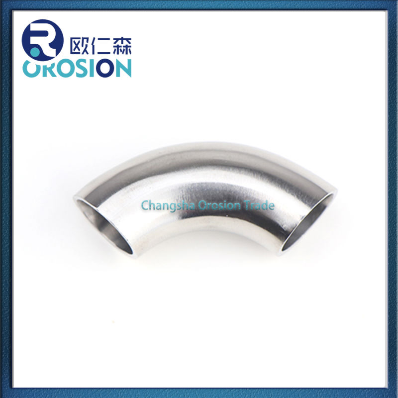 304 316L Stainless Steel 90 Degree Sanitary Pipe Fittings Elbow