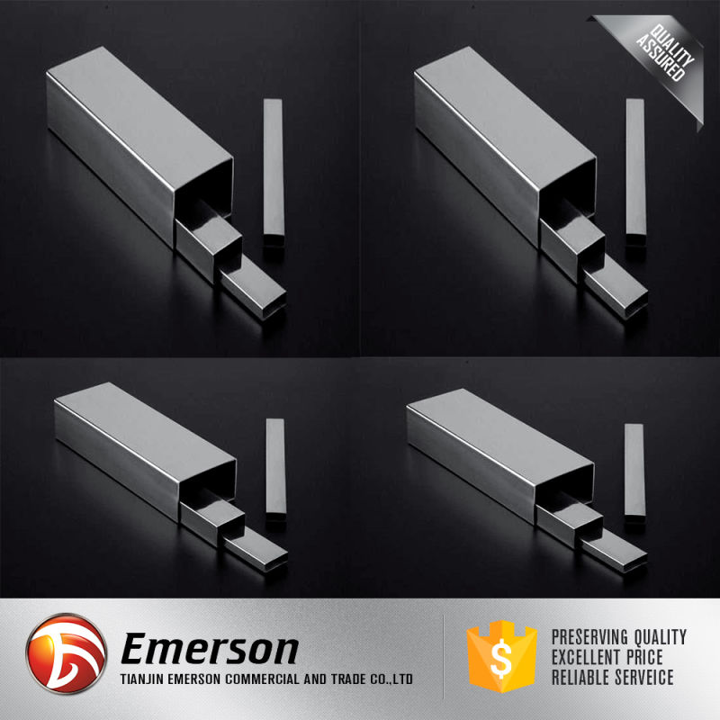 304 316 Stainless Steel Rectangular Tube and Square Steel Pipe