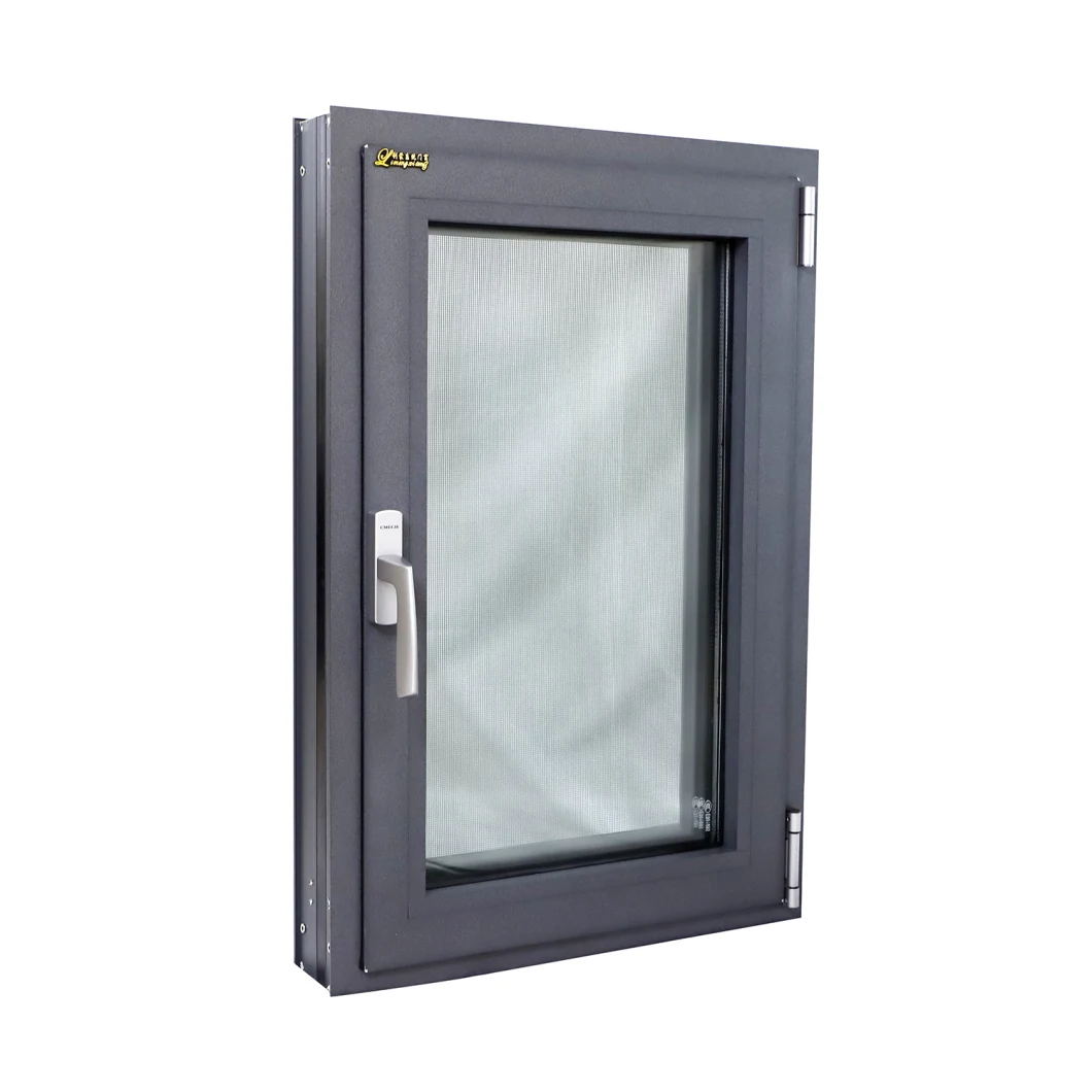 Aluminum Tilt and Turn Window with Stainless Steel Mesh
