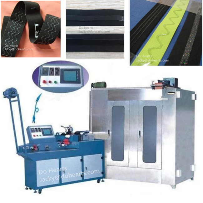 Automatic Silicone Coating Machine for Elastic Tape Fabrics Ribbon Webbing