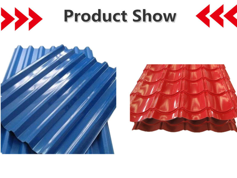 Prepainted Galvanized PPGI PPGL Corrugated Steel Roof Sheet Roof Tiles