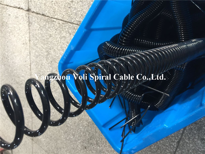 High Elastic and Flexible PU Electrical Spring Cable PU Electrical Spiral Cable