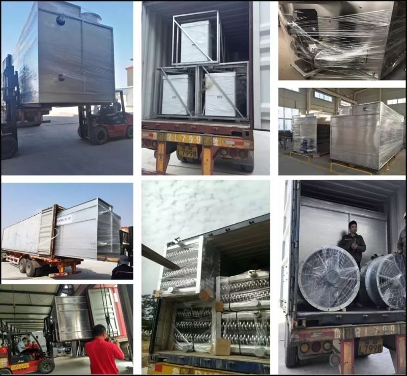 Stainless Steel Plate Hot DIP Galvanizing Coil Evaporative Condenser