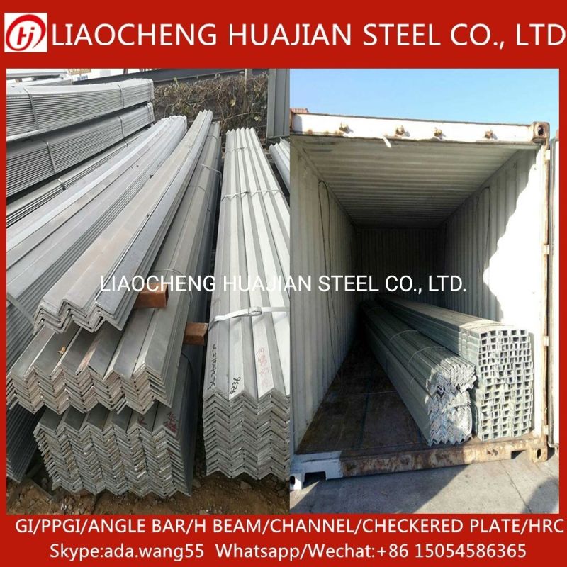 Prime Quality S235jr Hot Rolled Iron Steel Angle Bar