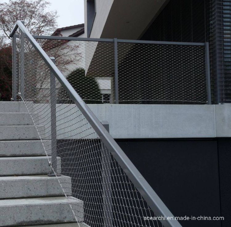 Ace Exterior Stainless Steel Rope Mesh Wire Railing Balustrade Prices