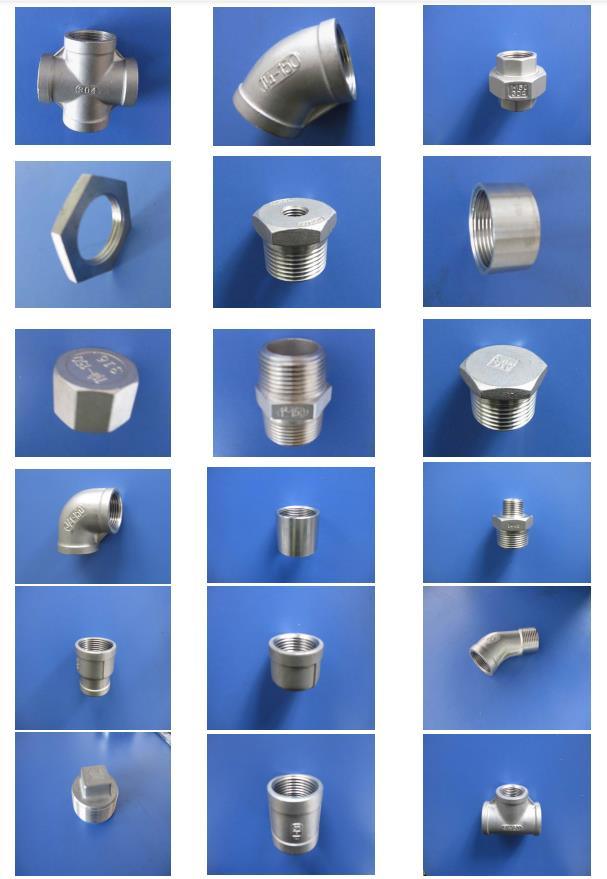 304 or 316 Stainless Steel Construction Pipe Fittings