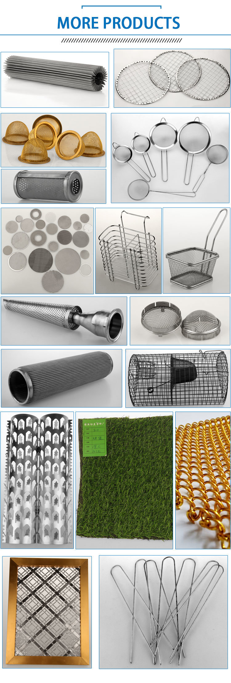 OEM Stainless Steel Metal Wire Mesh Storage Baskets