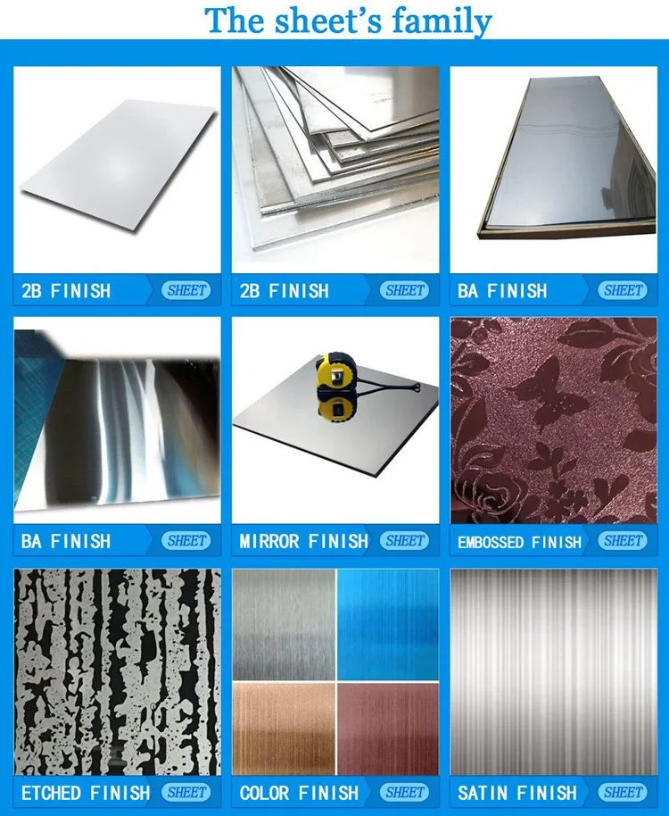 High Quality 304 304L 316 316L Checkered Stainless Steel Plate