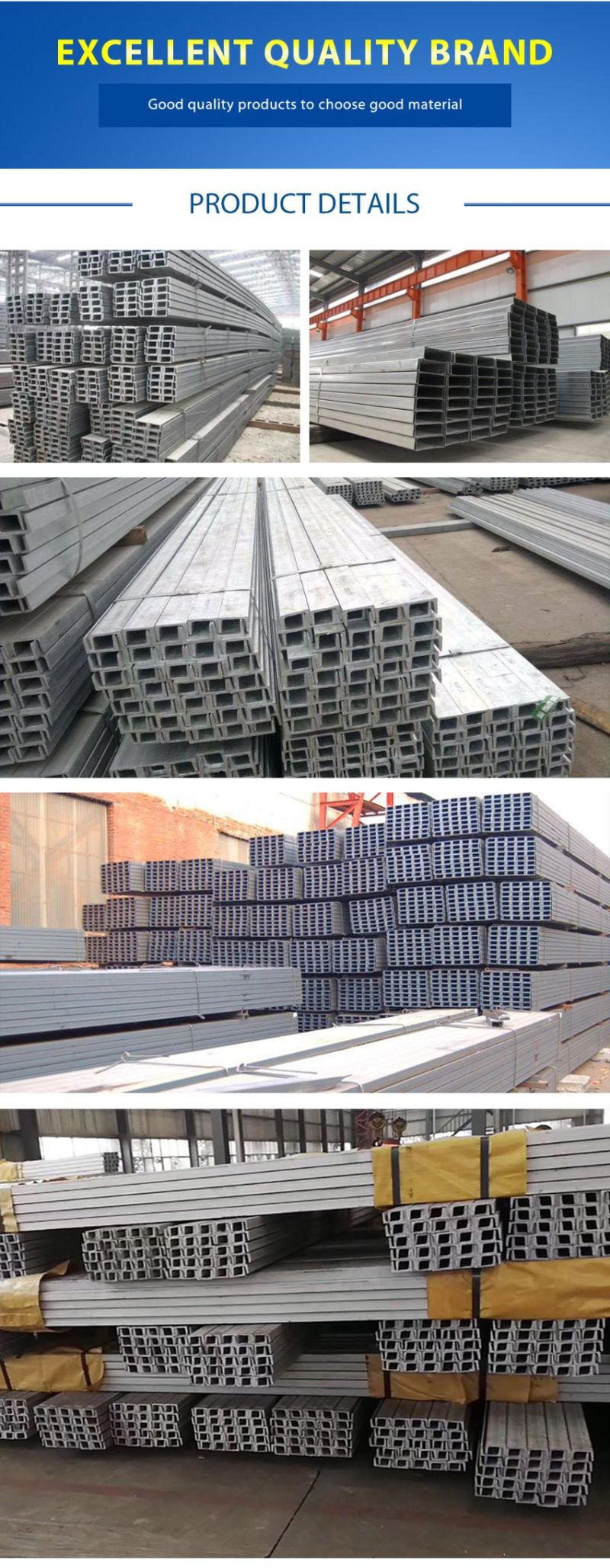 Chinese Steel Suppliers Provide Stainless Steel Square Steel Channel