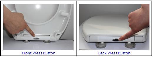 Round Slim Urea Toilet Seat Cover U Shape Duroplast Slim Toilet Lid