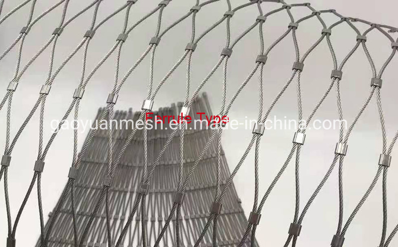Stainless Steel Mesh/Stainless Steel Cable Mesh/Stainelss Steel Rope Mesh for Security safety Fence