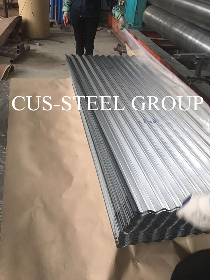 Africa Popular Tile Type Galvanized Iron Corrugated Sheet Metal Roofing Tile