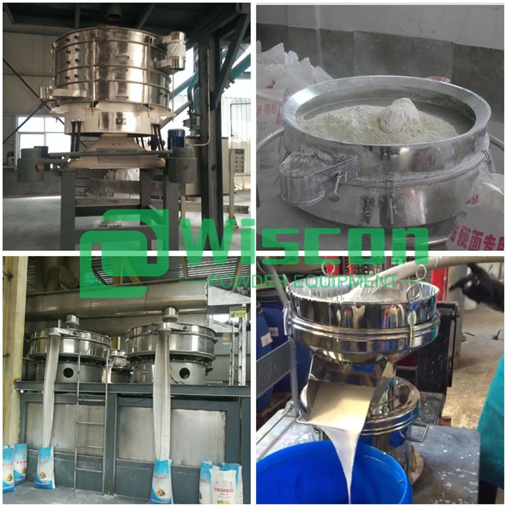 Stainless Steel Industrial Large Stainless Steel Vibrating Screen Meshed Sieve