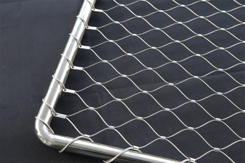 Stainless Steel Decorative Wire Rope Mesh for Office Buildings