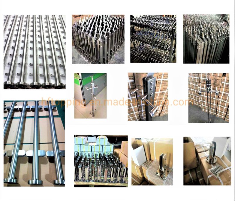 Durable 316/304 Stainless Steel Handrail / Railing / Balustrade with Stainless Wire Cable