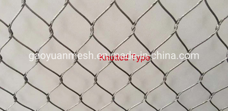 Stainless Steel Mesh/Stainless Steel Cable Mesh/Stainelss Steel Rope Mesh for Security safety Fence