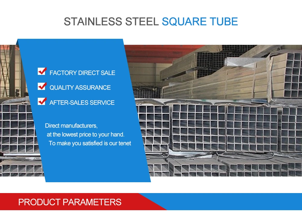 China Made Carbon Stainless Steel Square Pipes/ Seamless Rectangular Pipes