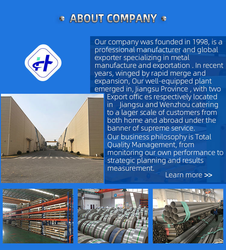 ASTM Tp 304 201 309 310 316 Stainless Steel and Duplex Stainless Steel Tubes