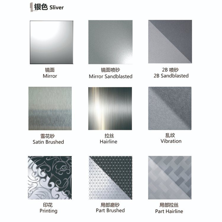 Polished/Brushed/Embossed AISI 316 316L Stainless Steel Sheet