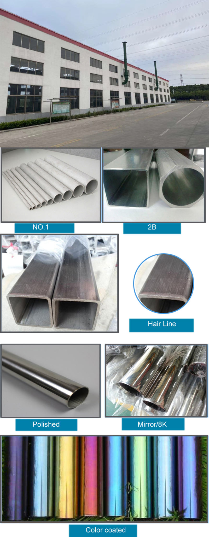 201 202 304 316L Grade Stainless Steel Pipe / Stainless Steel Tube