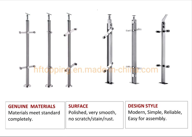 Stainless Steel Wire Cable Railing / Handrail / Balustrade Round Stainless Steel Post & Tensioner