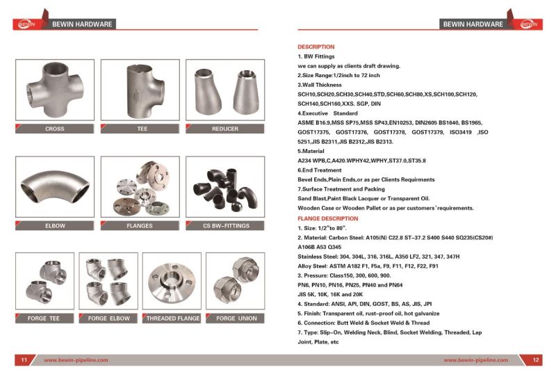 Stainless Steel 304/316 Cross Pipe Fittings