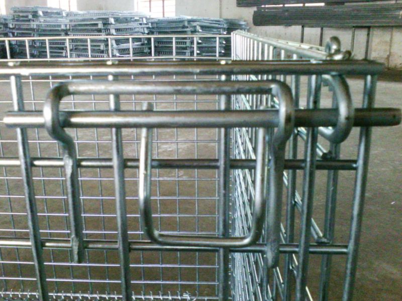Stainless Steel Wire Mesh Cage Storage Container Stillage Bins
