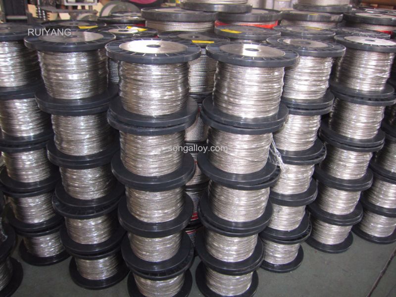 Stainless Steel Wire Rope in Steel Wire 1*7 Strand SUS304 316