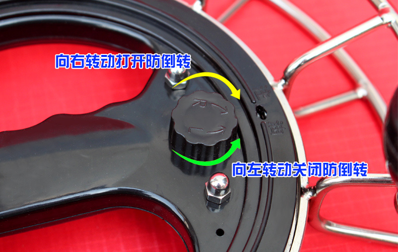 24cm Mute Stainless Steel Kite Reel for Adult