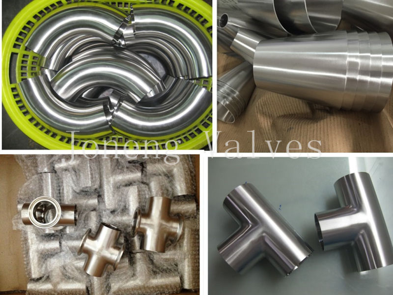 Stainless Steel Food Grade 90d 3A Elbow Pipe Fittings (JN-FT2008)