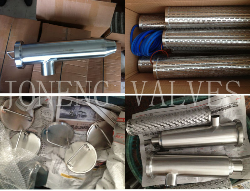 China Stainless Steel Food Grade Welded Y Type Hygienic Filter (JN-ST1004)