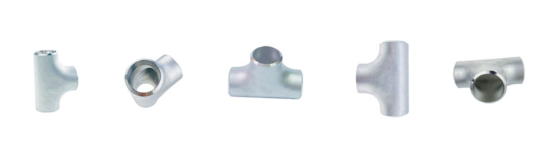 304 904L Stainless Steel Seamless Equal Gas Pipe Fittings Tee